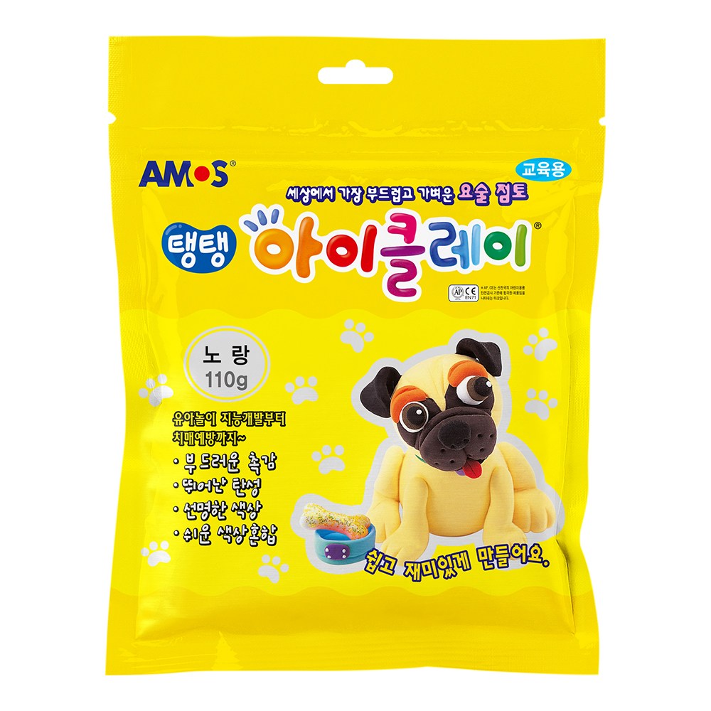 아모스 탱탱아이클레이 110g 파우치 9+1 (총10개) 색상선택 36,900원