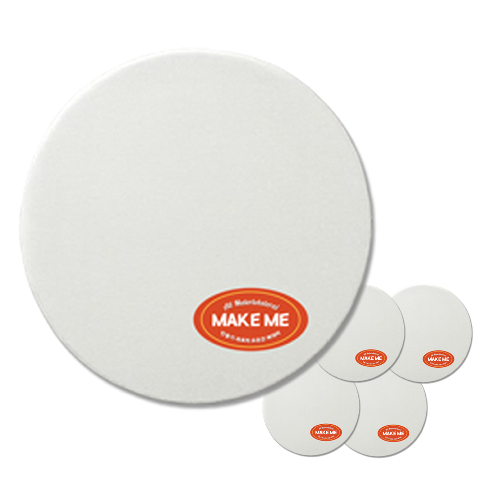 [메잌미] 프레임이없는 원형 캔버스 판넬 보드, 5개, 40cm 18,000원