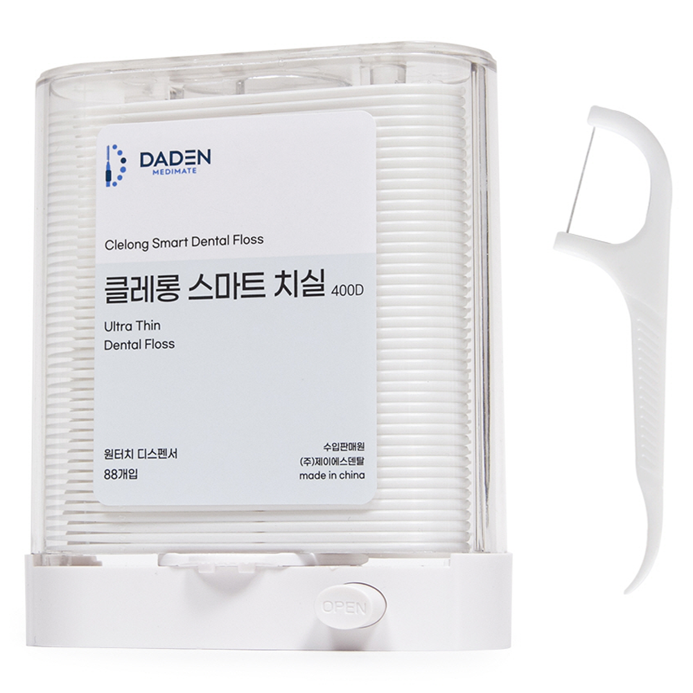 다덴 클레롱 스마트 치실 디스펜서, 1.8cm, 88개입, 1개 7,250원