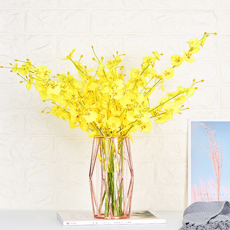 인테리어 로즈 골드 투명 고급 테이블 화병 54,000원