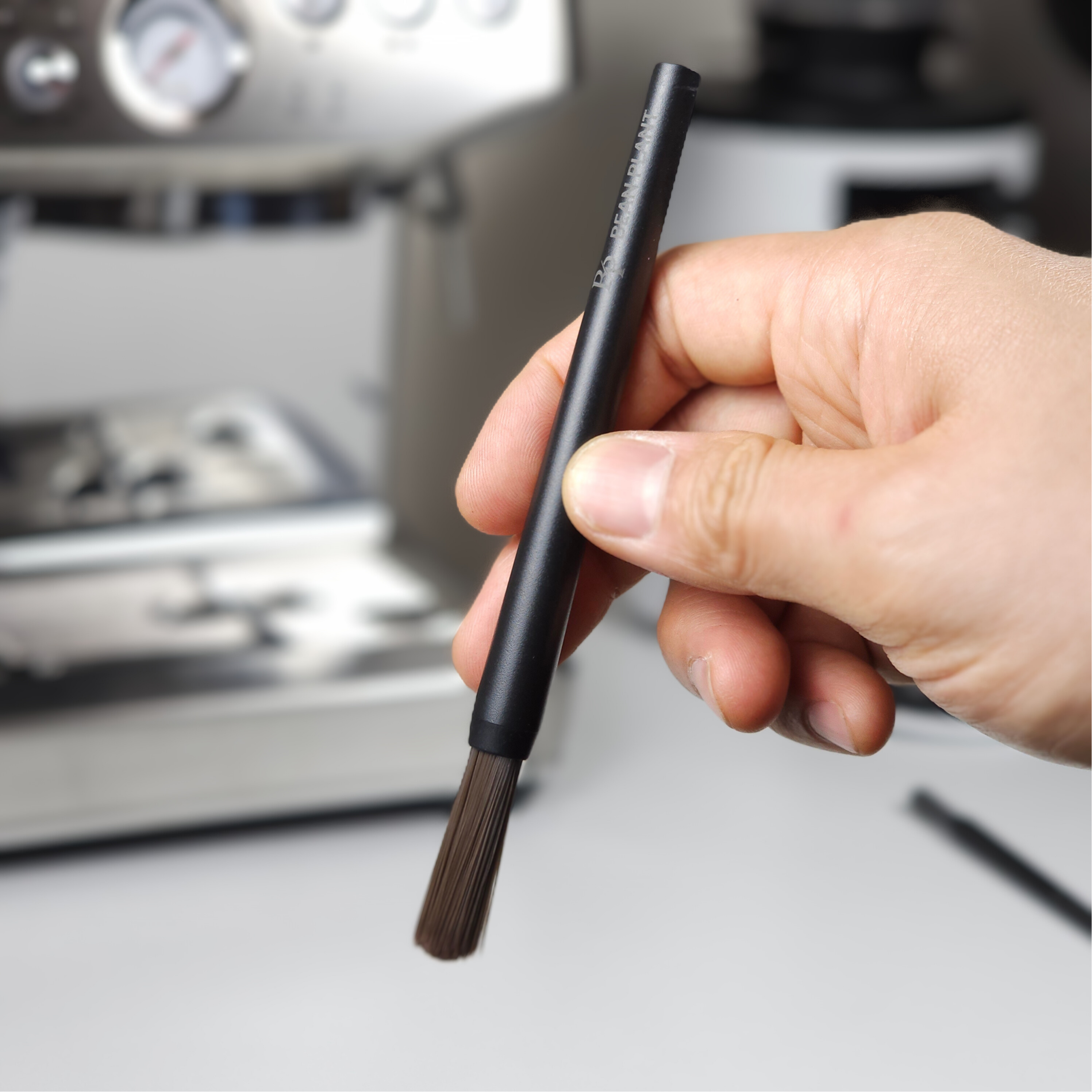 커피 브러쉬 슬림 청소솔 포터필터 그라인더 브러시 커피머신, 1개, 브라운 5,400원