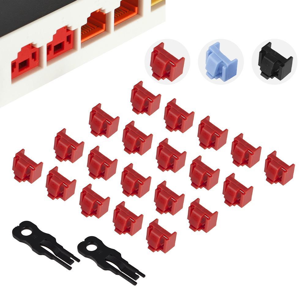 데이타 키퍼 LAN 랜포트락 키2개 잠금알20개세트 블랙 블루 레드 잠금장치 물리적 보안, 1cm, 20개, 03 레드 7,800원