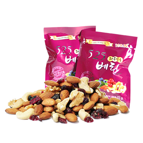 [선물박스] 넛츠앤 25g 하루한줌 견과 525베리 50봉 39,000원