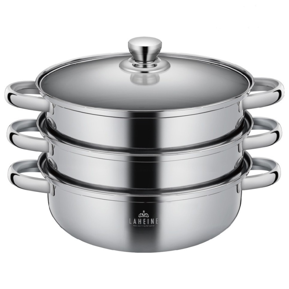 부모님 / 집들이 선물추천 가성비 끝판! IH 올스테인레스 3단 찜솥 전골냄비 28cm 16,490원