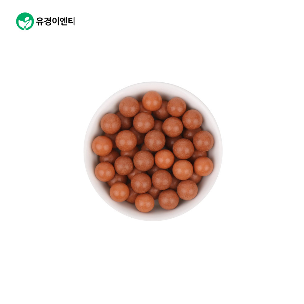 유경이엔티 찜질 지압용 고강도 코팅 황토볼 15mm 1kg 42,500원