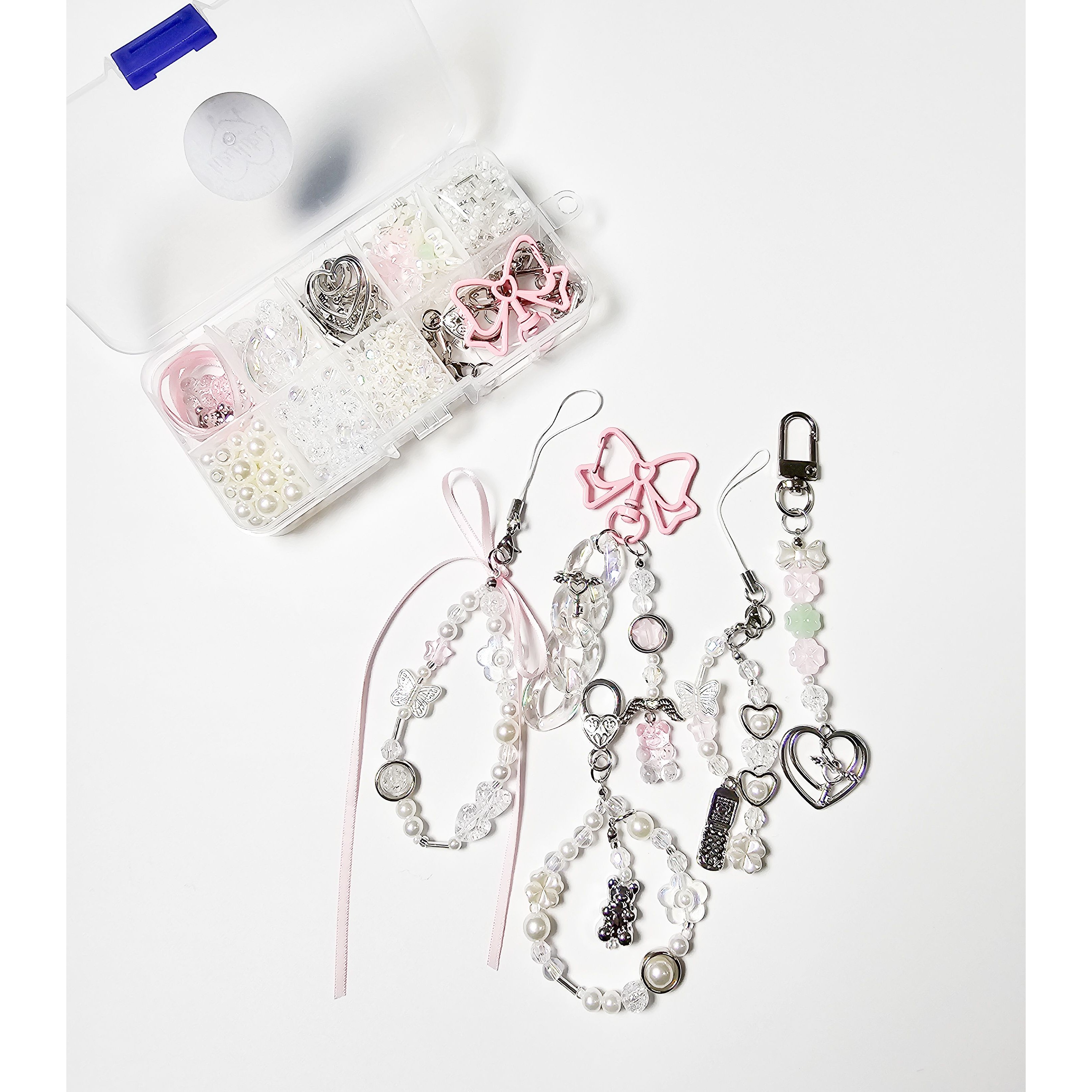 [리꾸리꾸] 비즈 키링 만들기 키트 Y2K 세트 DIY 부자재(본품만) 16,400원