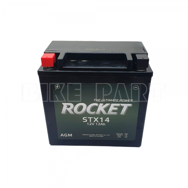 로케트(STX14) 오토바이용 배터리(12V12A)-버그만650.익사이팅.골드윈1500.코멧250(카브).코멧650(카브).미라쥬650 외 50,000원