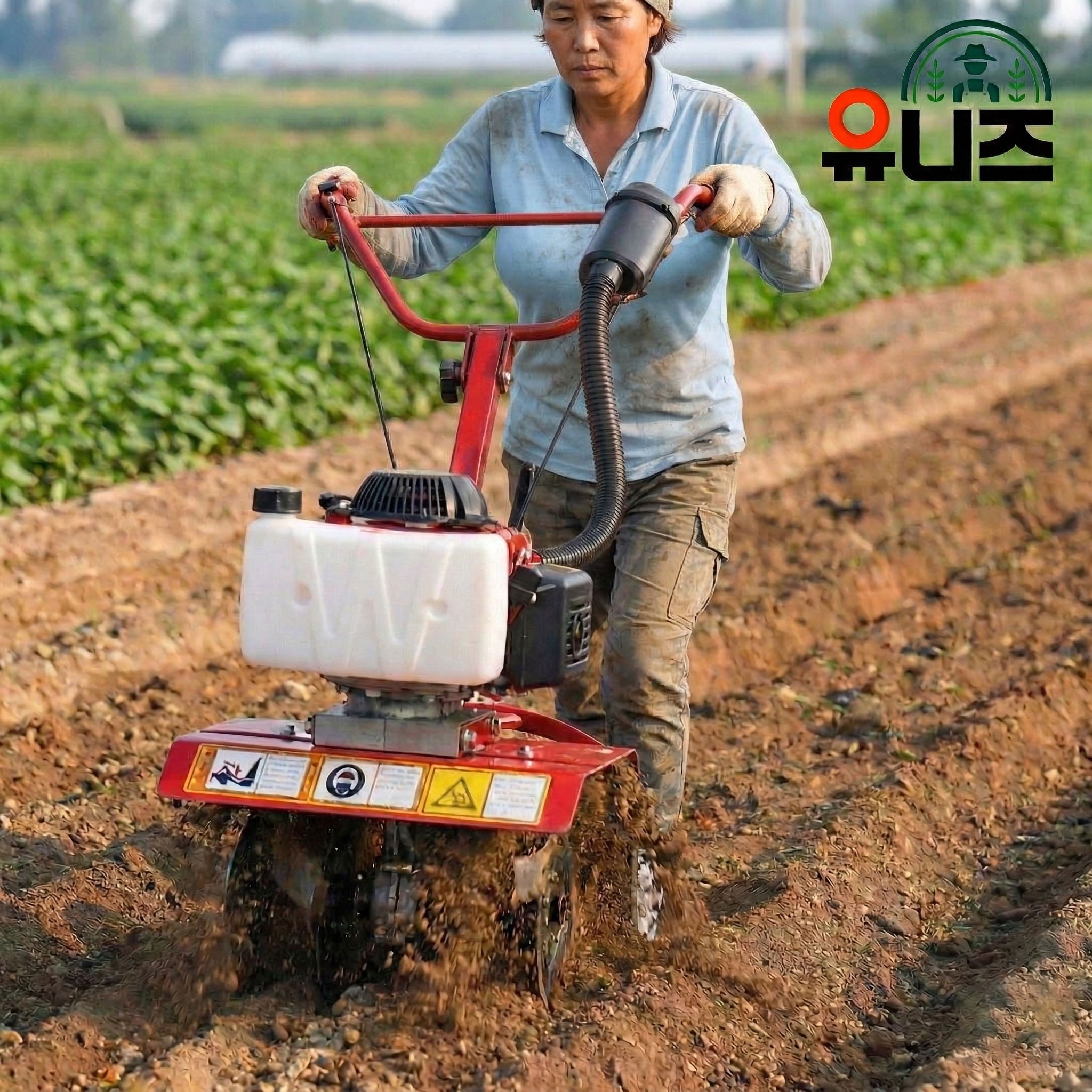 유니즈 미니관리기 소형관리기 경작기 관리기  UN-144F 경운기 로타리 4행정 농기계 252,000원