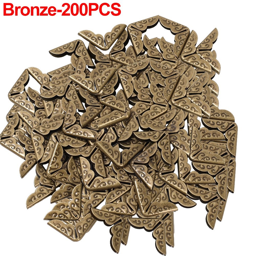 책 모서리 금속 보호대 50 개 빈티지 폴더 사진 DIY 프로텍터 메뉴 앨범 코너 500 장식 공예 스크랩북 용품 17,900원