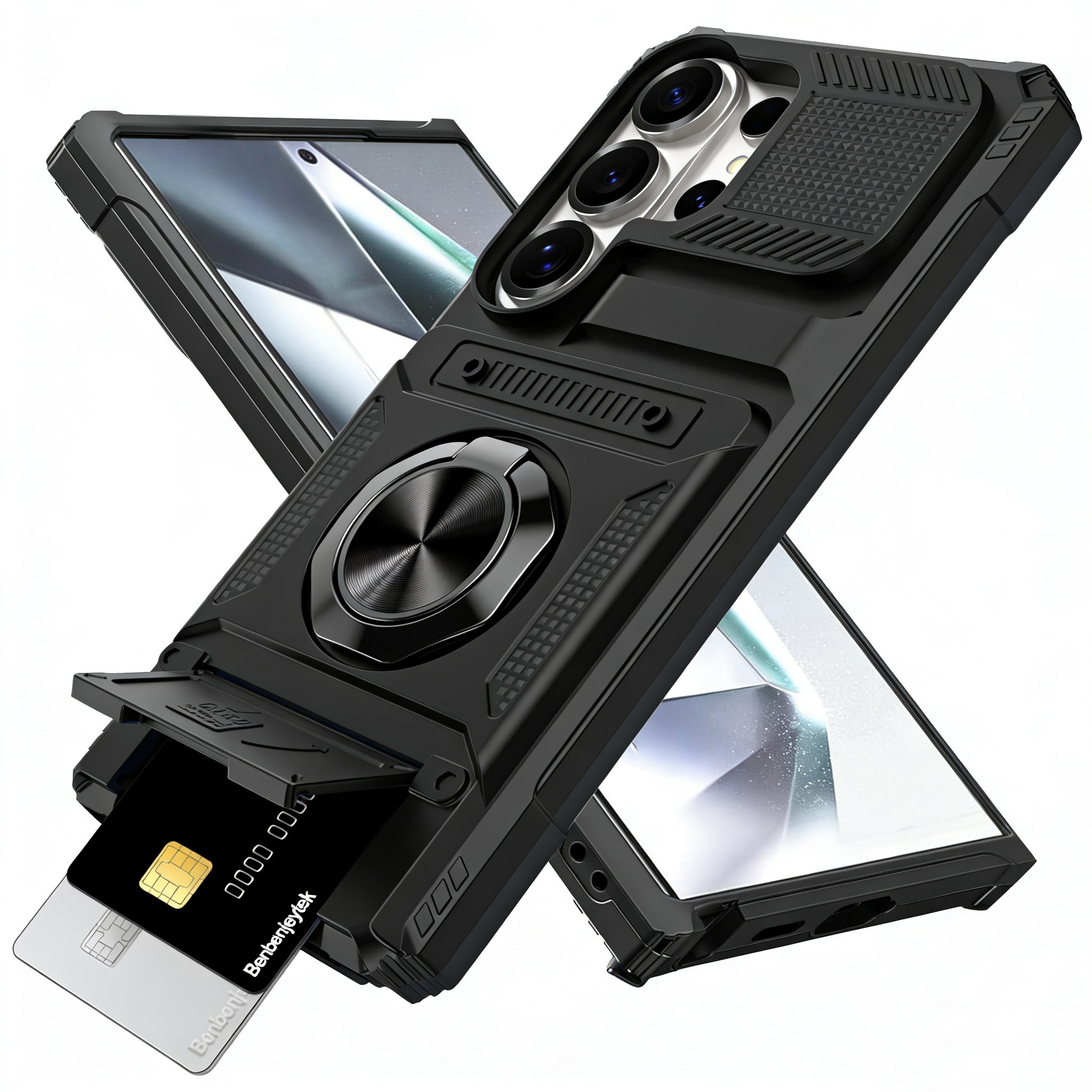 적용갤럭시 S26 울트라 S25 울트라 S24 울트라 카드수납 케이스  with  거치대형 케이스 XS26USJK157 24,120원