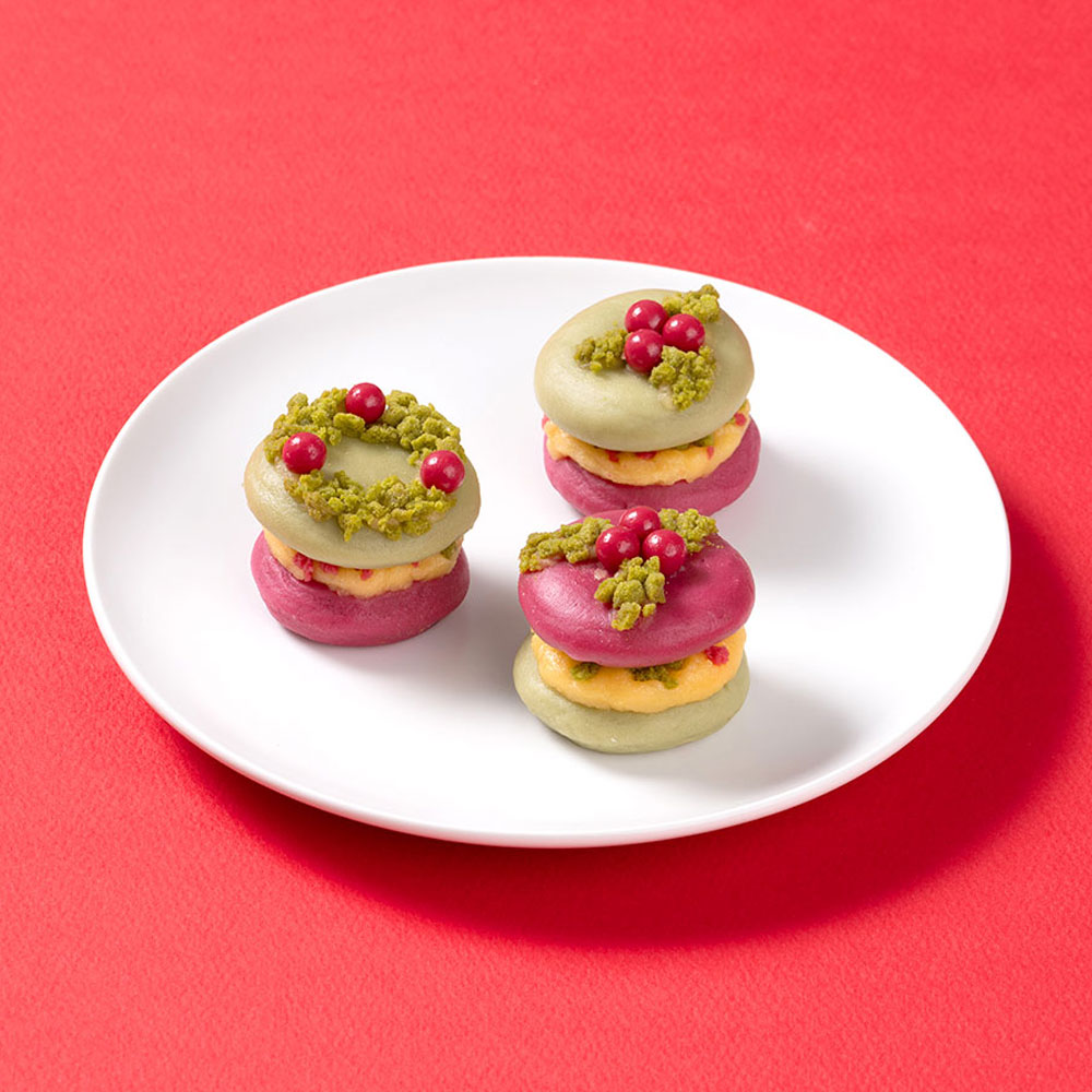 [요리하는떡카소] 크리스마스 메리 떡 마카롱 만들기 1인 KIT (상온/NO가열) 어린이 교육기관 수업용추천 돌봄 방과후 유치원 초등 공공기관 단체주문 추천 5,700원