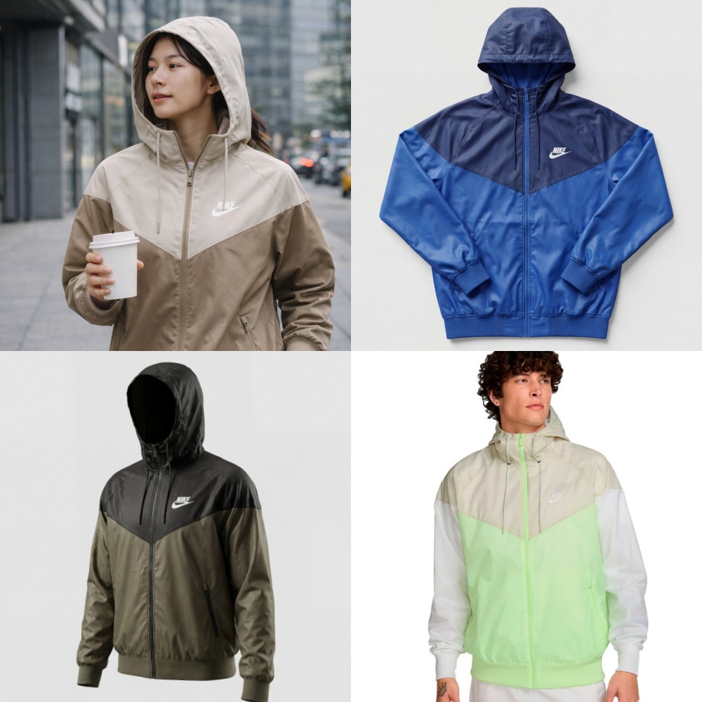 남녀공용 윈드러너 우븐 후드 짚업 봄 간절기 바람막이 자켓 109,000원