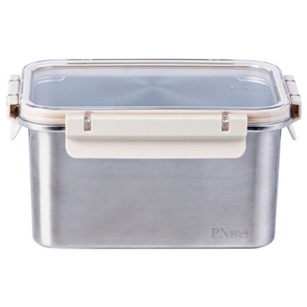 PN풍년 피엔락 스텐 직사각 밀폐용기 반찬통 2100ml 전자레인지 식기세척기 사용가능, 단일상품, 1개 30,400원