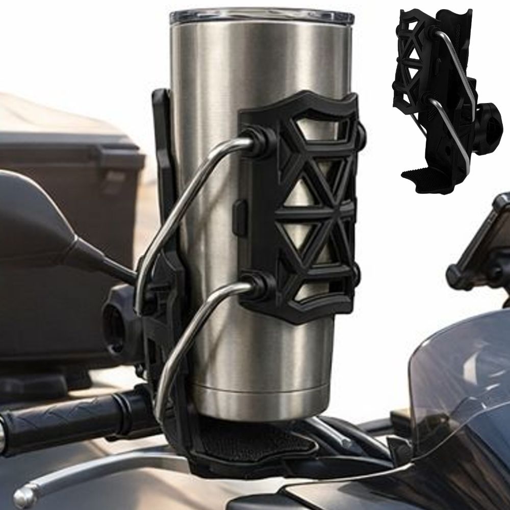 말랑버튼 오토바이 텀블러 거치대 컵홀더, Free, 블랙, 현재가 9,900원