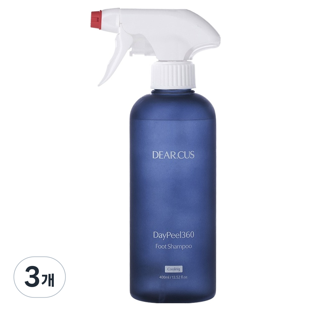디어커스 데이필 360 쿨링 풋샴푸, 3개, 400ml, 1개입 43,500원