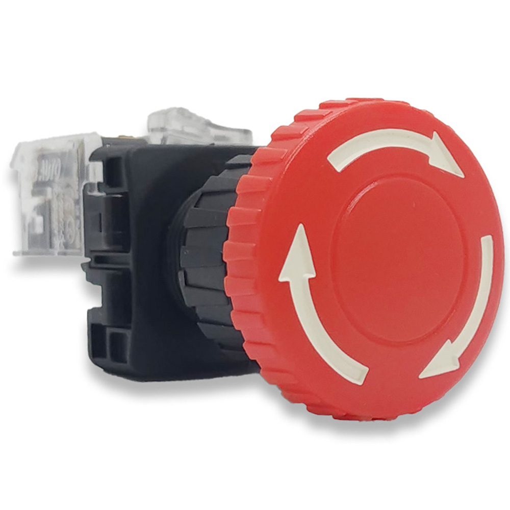 KG오토 매입형 푸쉬락 턴 리셋 비상정지 스위치 25파이 빨간색 KGE-J4R1R 25mm 7,600원