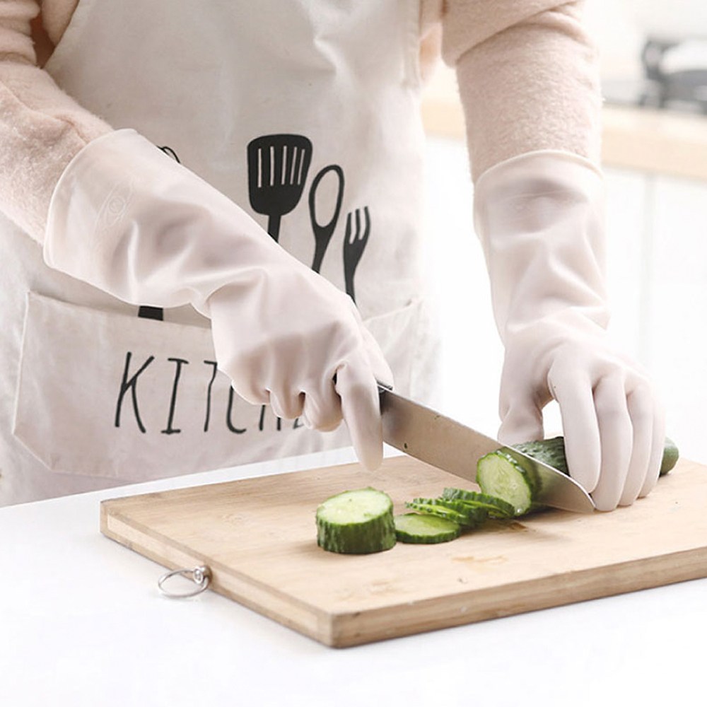 히트잇 라텍스 고무장갑 설거지 세차 김장 목긴 고무장갑, 2개, 대(L), one color 4,900원