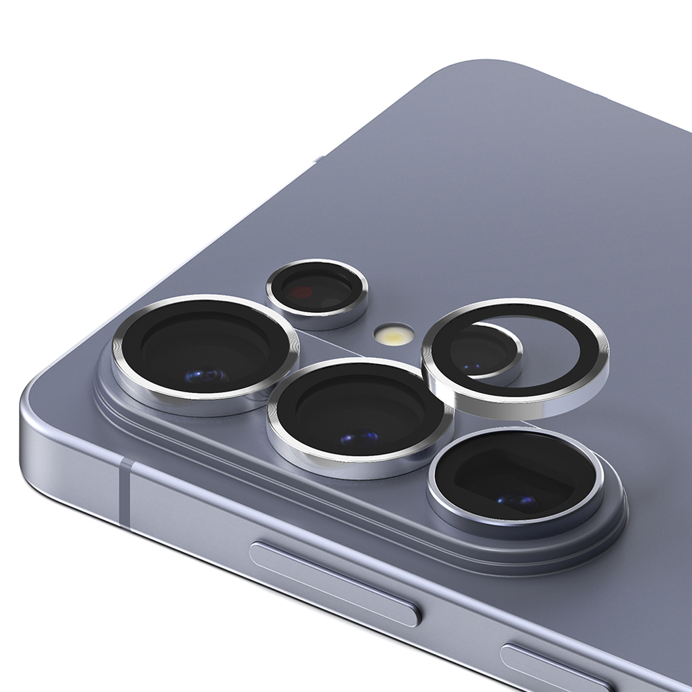 신지모루 메탈 프레임 링 휴대폰 카메라 렌즈 강화유리 액정보호필름 세트 실버 8,730원