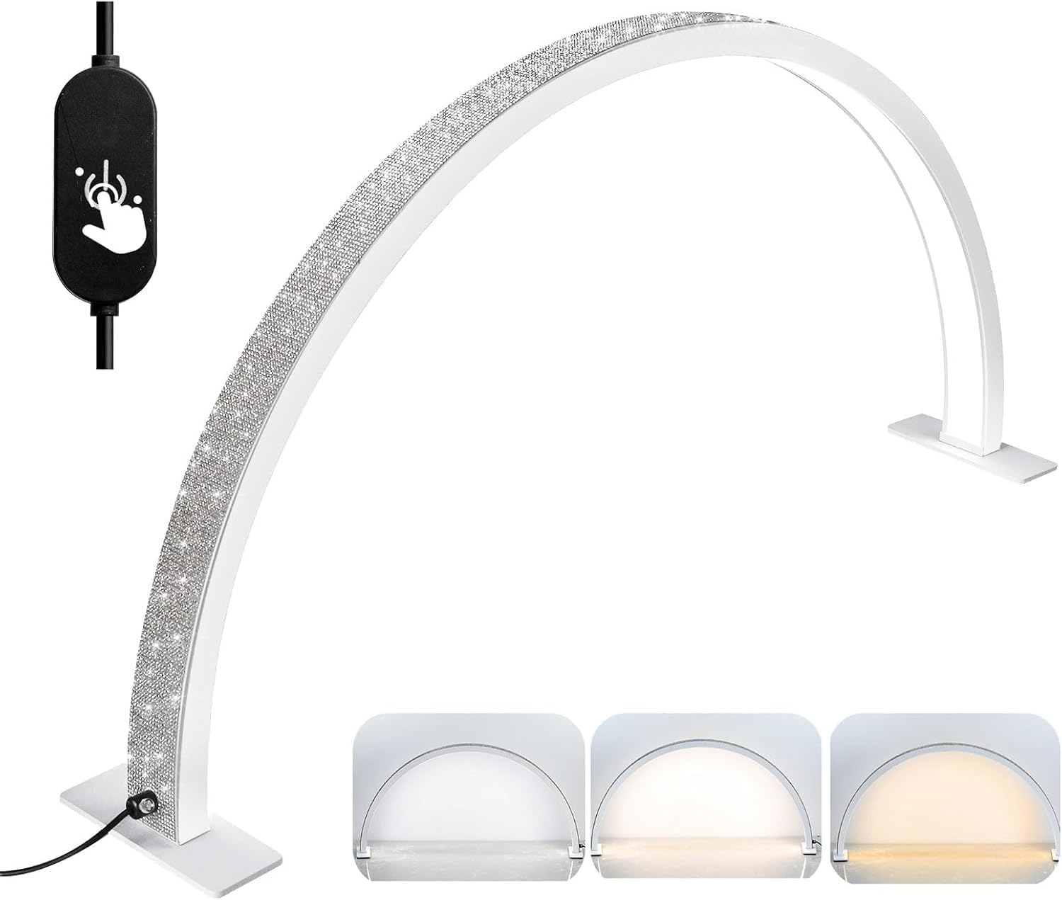 네일 데스크용 대형 하프 문 라이트 34W 전문가가 주도하는 매니큐어 테크니션용 3가지 모드 조명화이트 128,230원