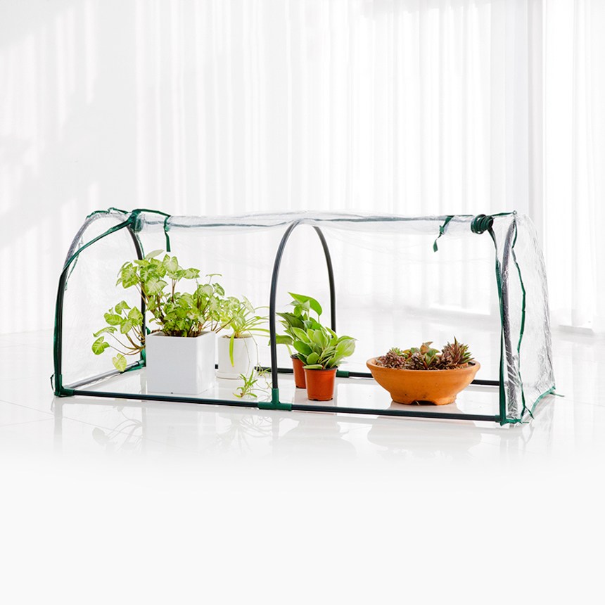 붕붕몰 가정용 텃밭 조립식 온실 비닐하우스 그린하우스 장마 길고양이 집 B32, 1개 22,800원