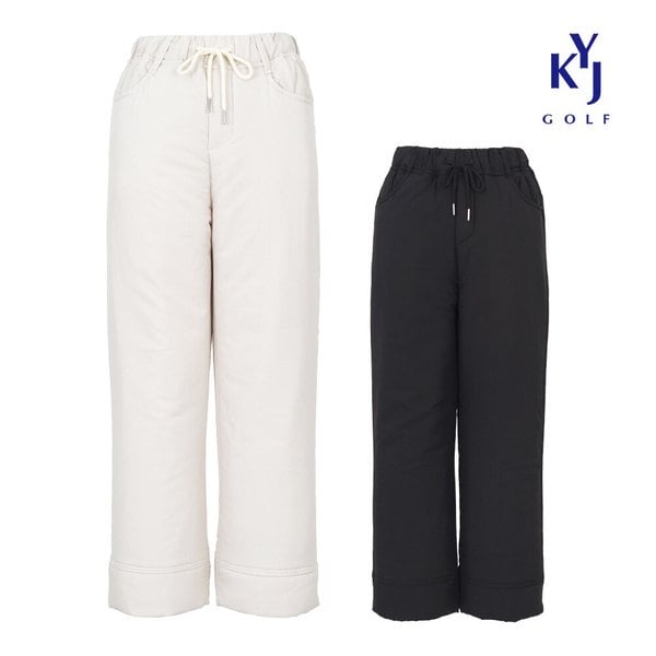 [백화점정품] 김영주 골프 팬츠 라운딩 바지 김영주골프 [김영주골프] 겨울 일자핏 패디드팬츠 9부 밴딩 여성 세미와이드 패딩바지 DPWLPT43 골프웨어 49,100원