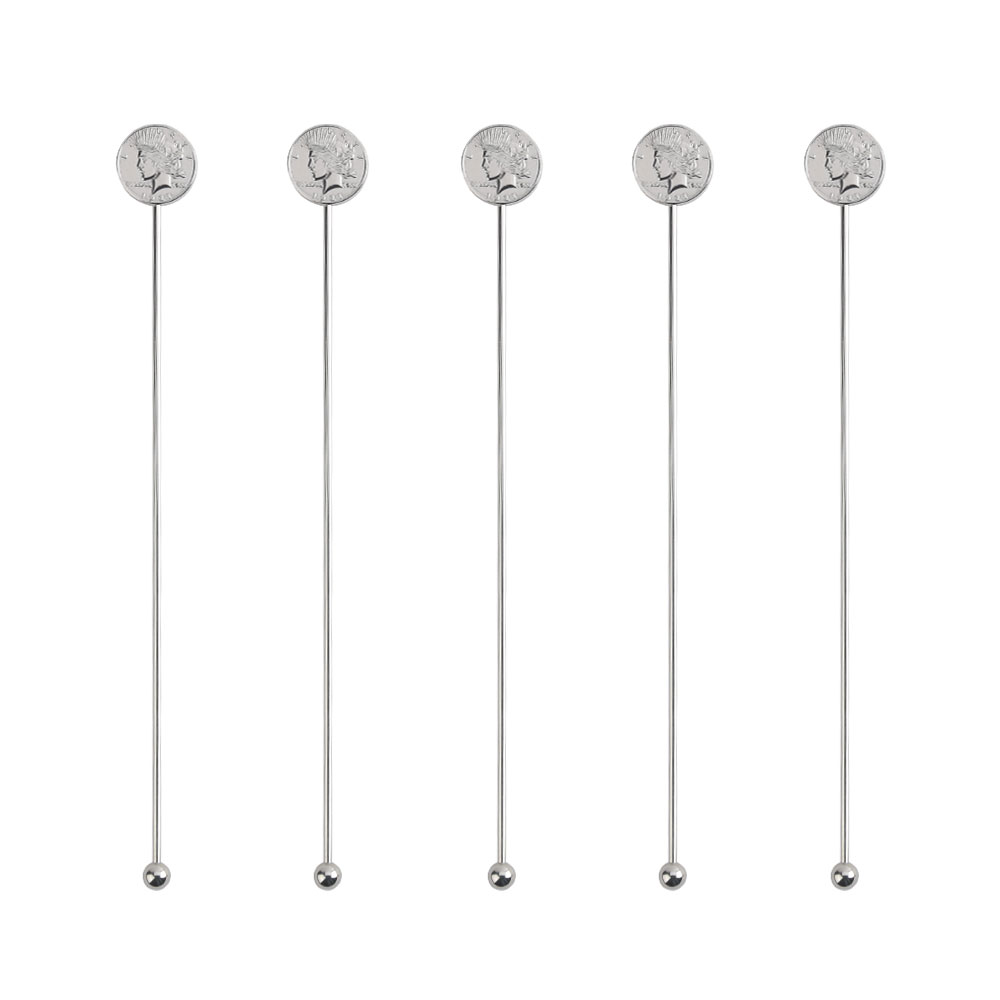 보겐 동전 머들러, 실버, 5개 14,900원