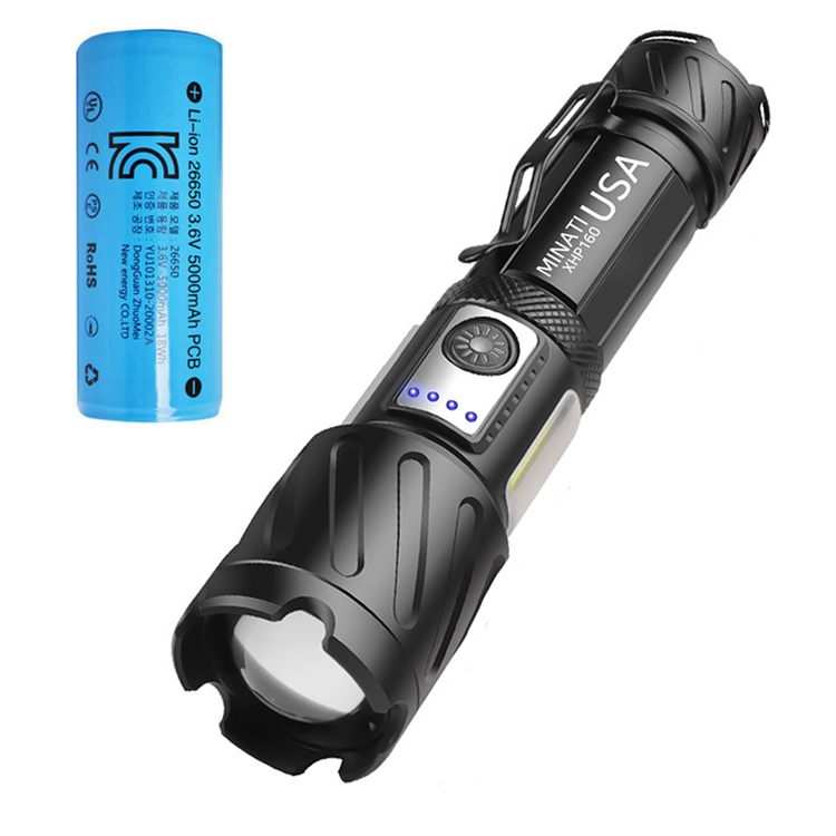 미나티 뉴엔 J78W XHP160 충전식 LED후레쉬 휴대용손전등 5000mAh풀세트 47,210원
