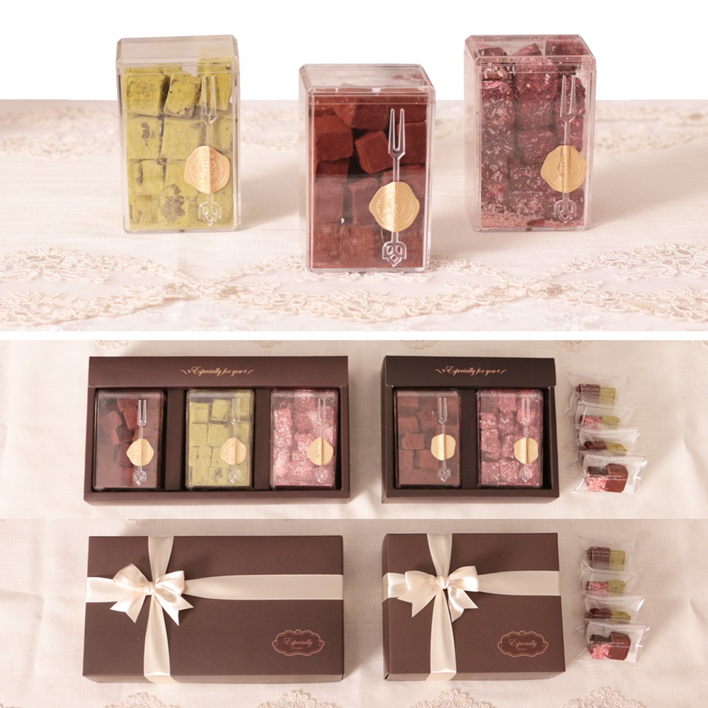 부드러운 우유생크림 파베 초콜릿 만들기세트 최대용량 [퍼펙트 파베세트(선물Type)] (3단상자 포함형) 43,900원