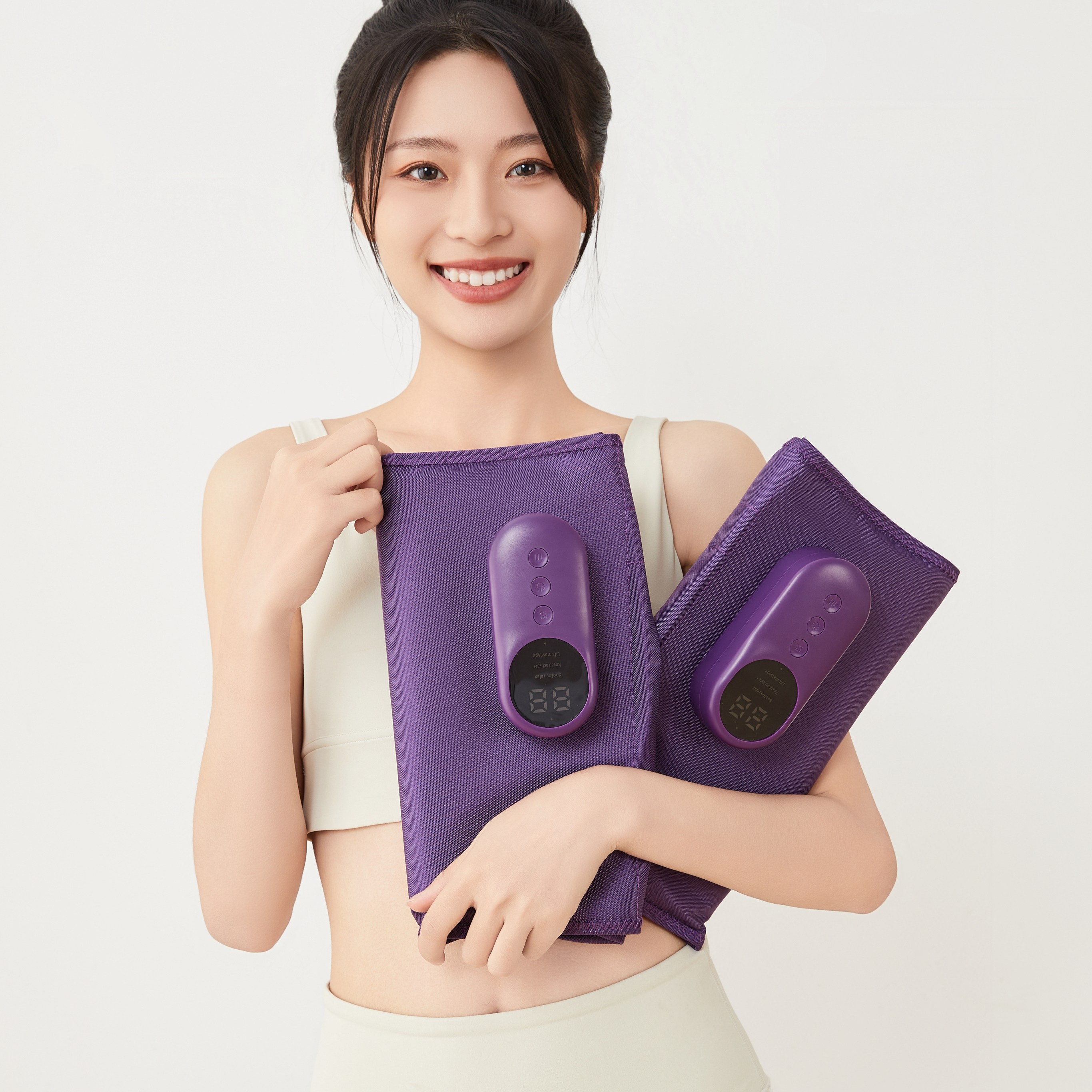 AERLANG 종아리 마사지기 / 무선 온열 공기압 강도조절 발 다리 안마기, left+right 66,900원