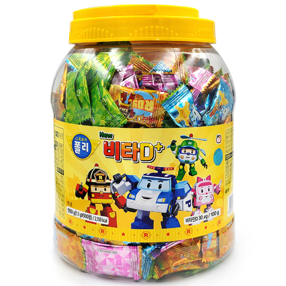 로보카폴리 NEW 비타 D+, 500정, 1개 15,600원