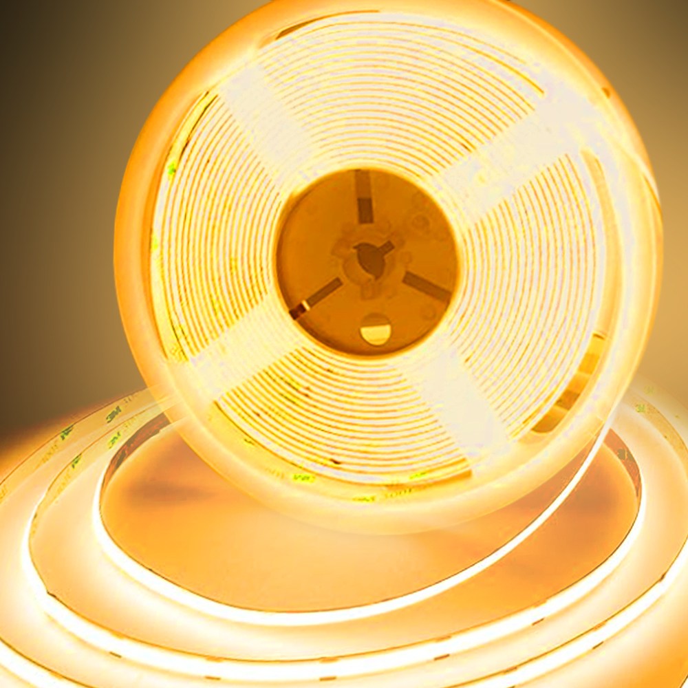 엘스토리몰 LED COB 스트립 양면테이프 줄조명 줄LED DC24V 10M 50mm 컷팅, 1개, 10M 3000K 전구색 38,500원