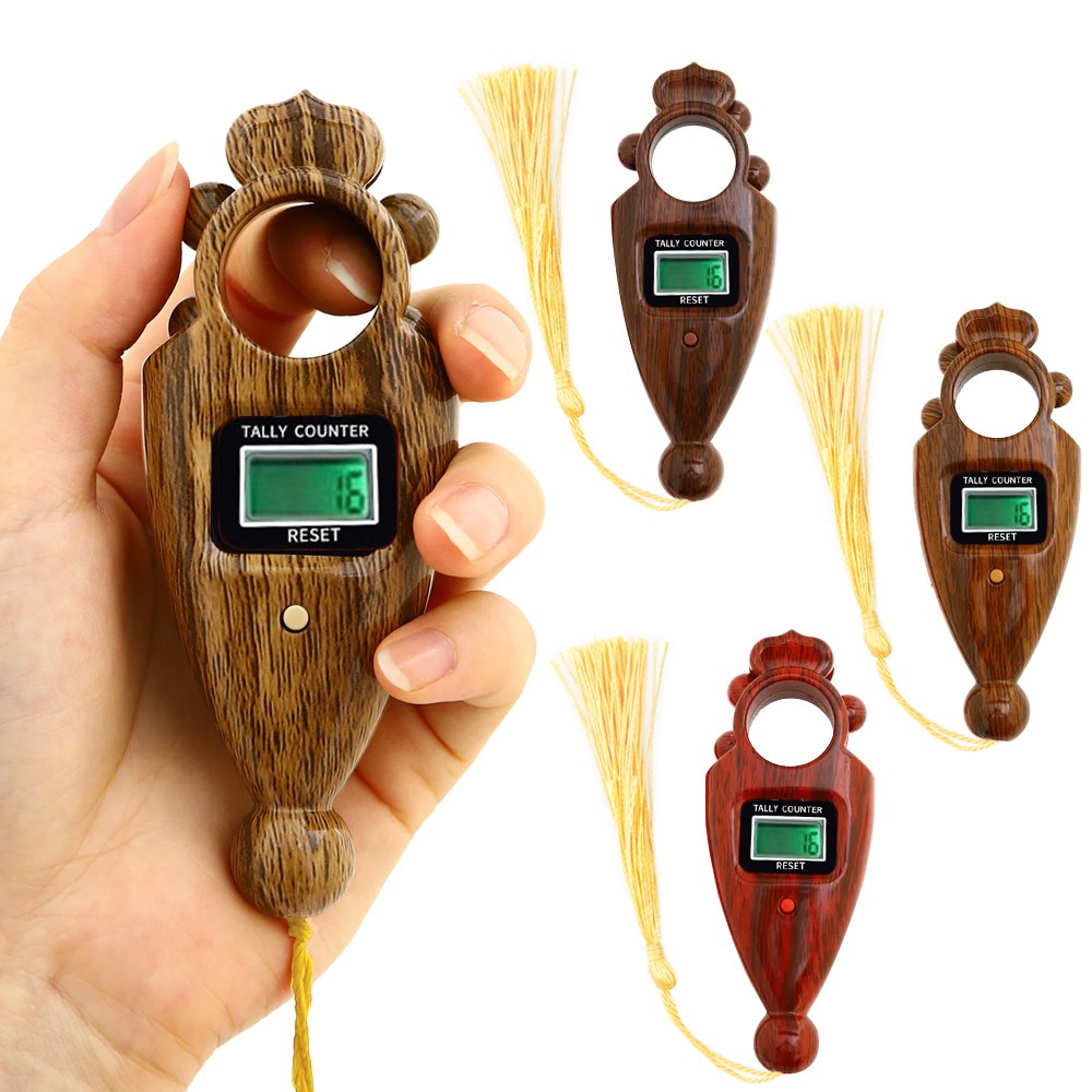 (디지털 염주 계수기 B타입) LED 이슬람 기도 비즈 탈리 불교 전자 염주 108배 디지탈 카운터기 8,300원