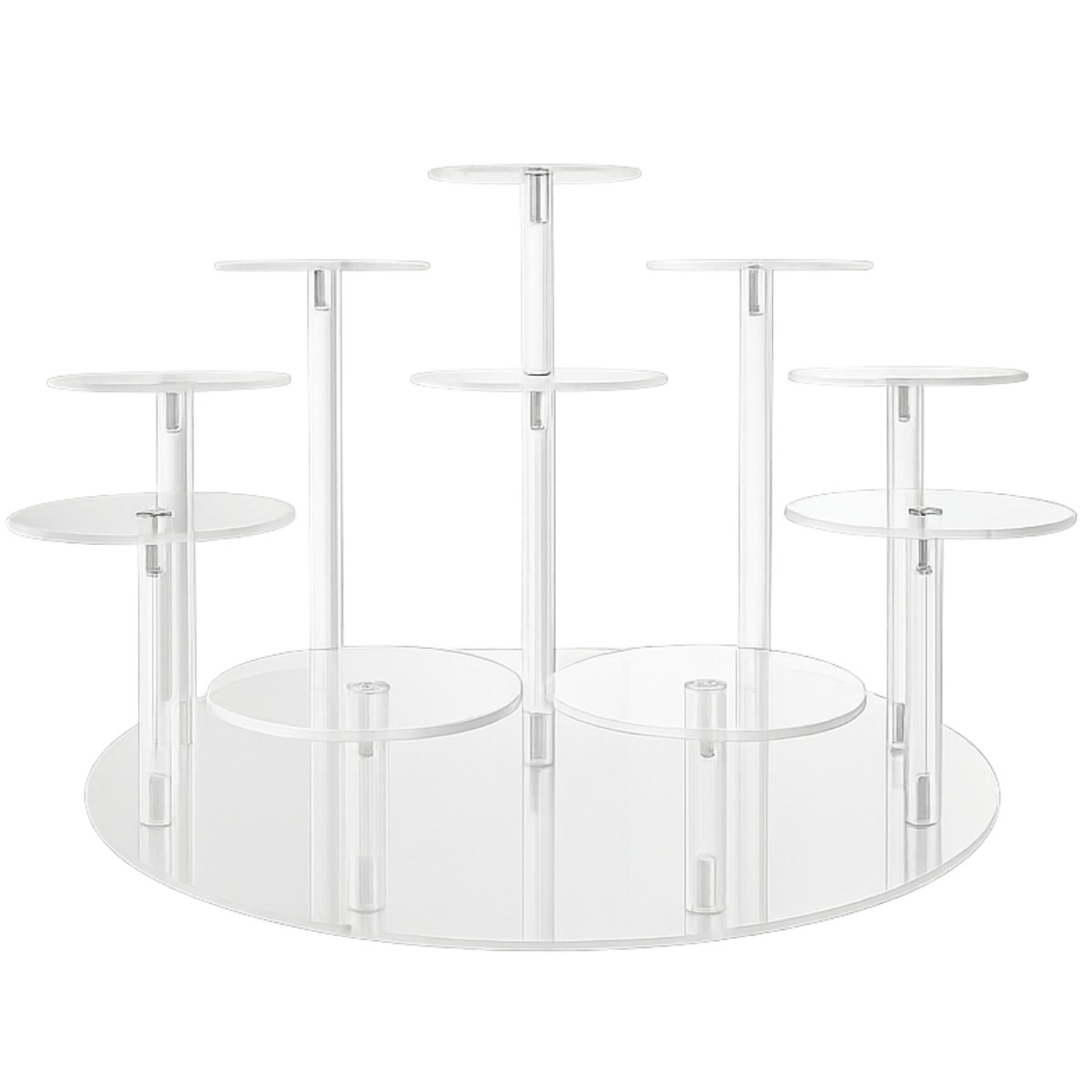 원형 아크릴 피규어 장식장 화장품 진열대, 1개 19,900원