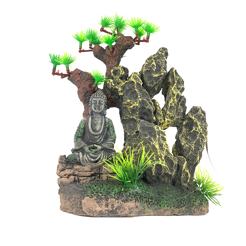 영아쿠아 바위산 수족관 장식품 어항 부처 산수조경 13,000원