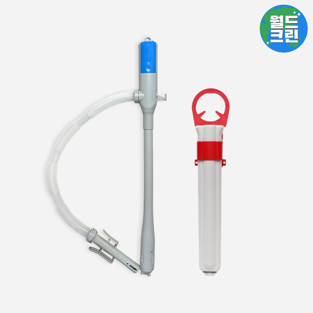 월드크린 건전지형 전동펌프 AA형 자동정지 알림형 + 펌프 케이스 말통 세제 주유 소분 석유 등유 휘발유 30,030원