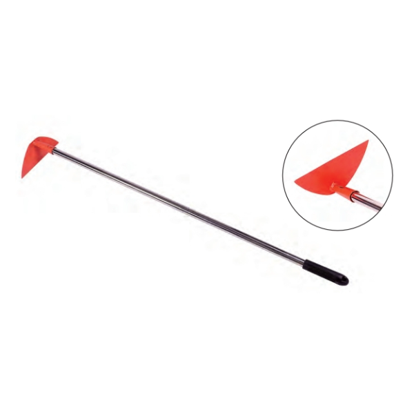 효심 선호미 스텐자루 농기구 잡초제거 괭이 긴호미 풀뽑기 장대호미, 1개 21,000원