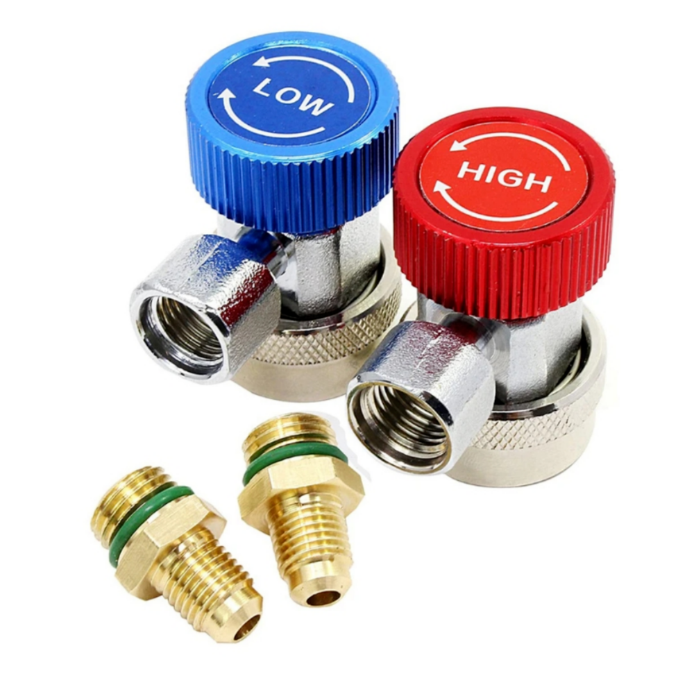 리틀브릿지 에어컨카플링 고압 저압 에어컨 커플러 R134A 세트 고급형 32,000원