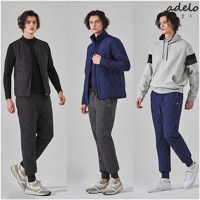 [아델로] 남성용 핫멜팅 고주파 패딩 팬츠 3종세트 50,000원