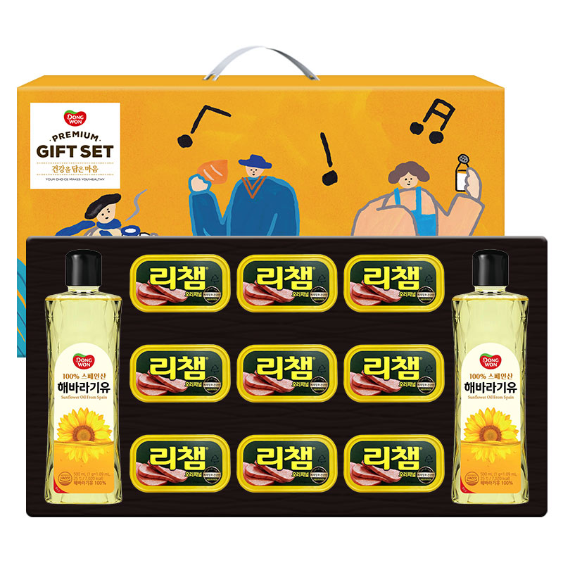 동원 오일혼합세트 2-9호A (해바라기유 2개+리챔9개), 1세트 72,900원