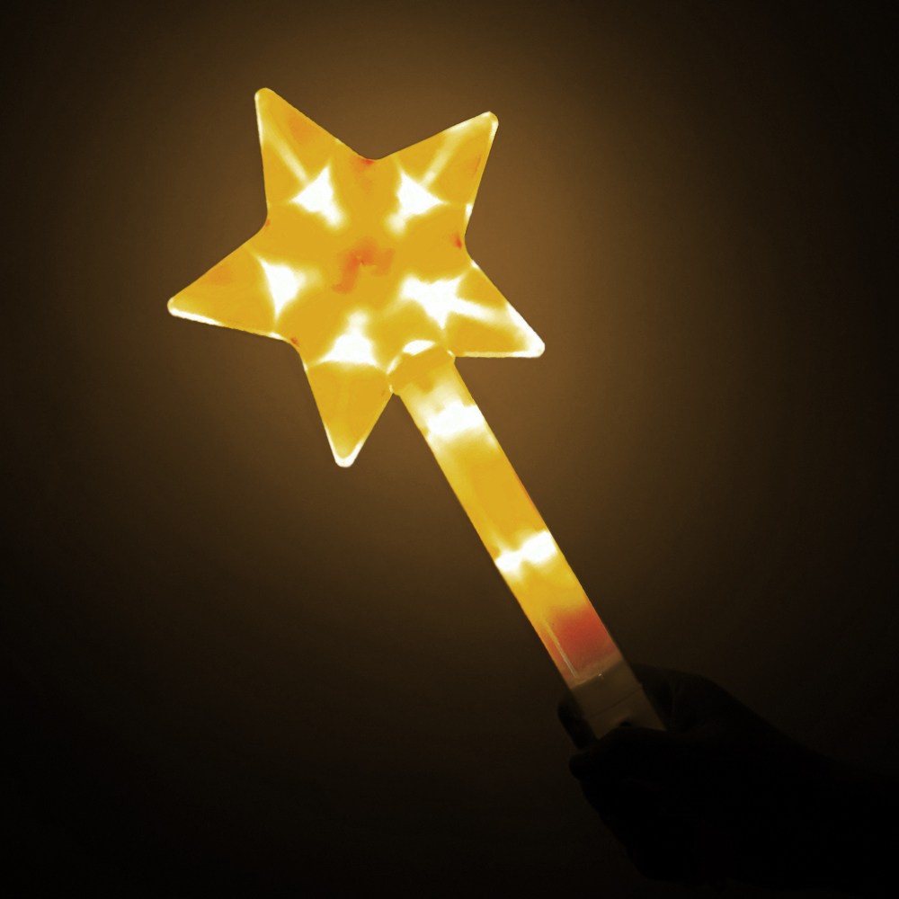 파티짱 LED 별봉 응원봉 야광 콘서트 용품 도구, 오렌지 1,500원