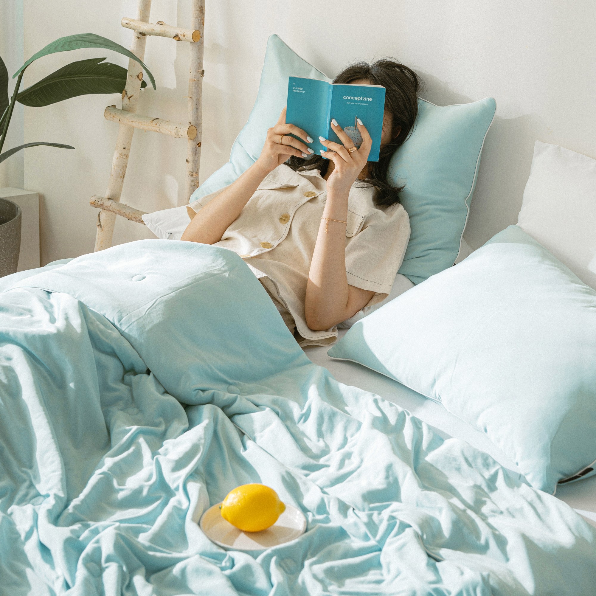 더 시원한 쿨링 접촉냉감 흡습속건 여름 빙하이불(SSQ) 3colors 49,900원