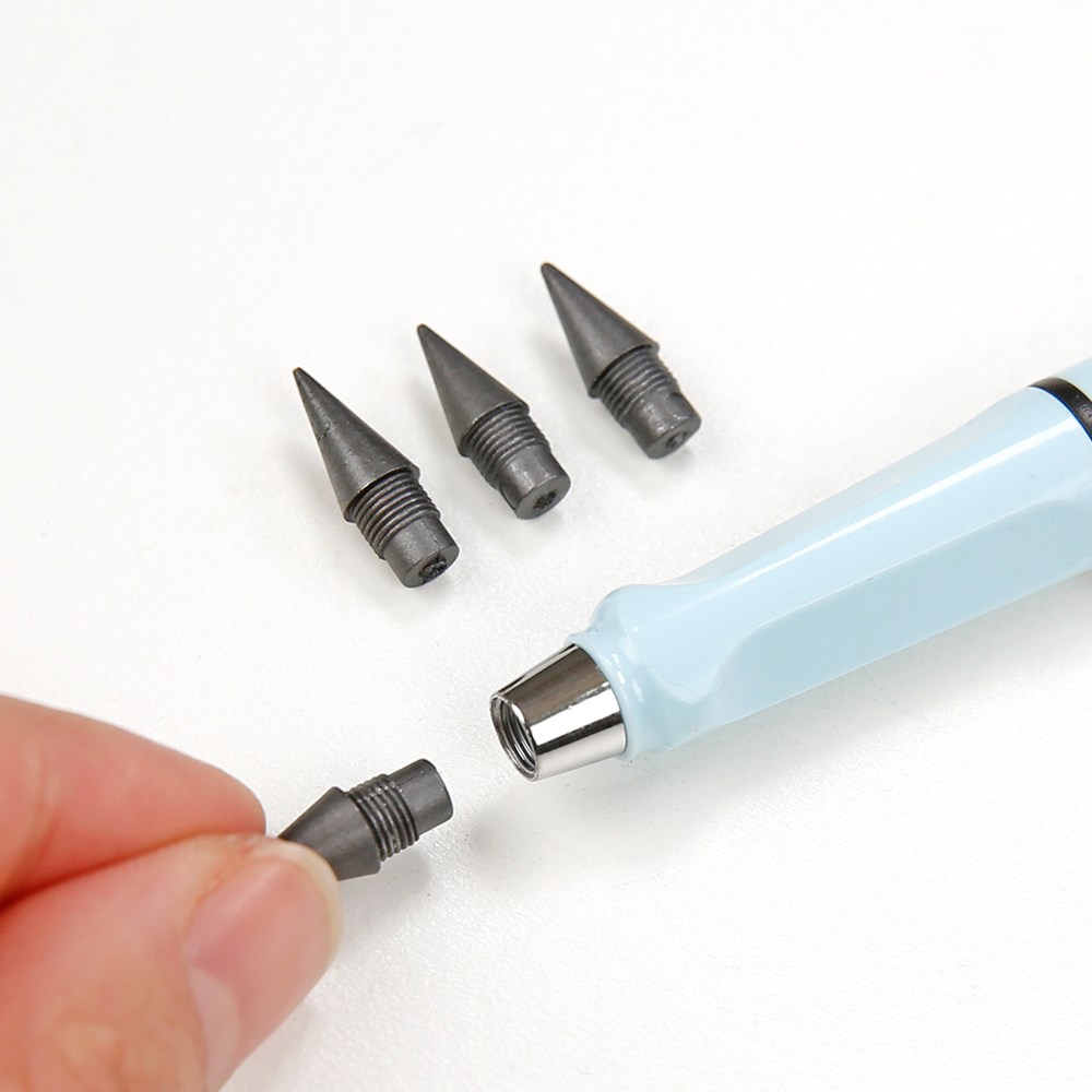 [슈퍼쌤] 파스텔 만년연필(지우개 내장), 리필연필심(10개) 1,500원