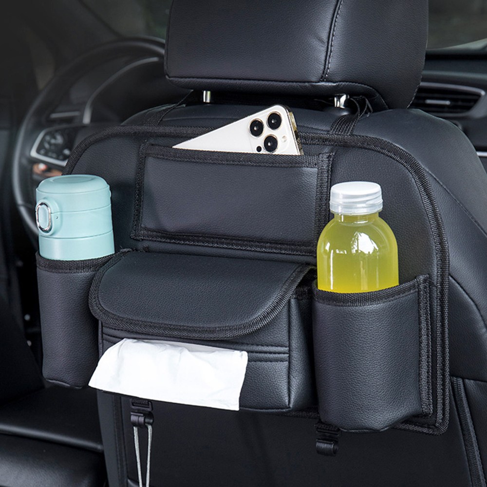 레모토 차량용 뒷좌석 수납함 정리 포켓 시트백, 카본블랙, 1개 14,900원