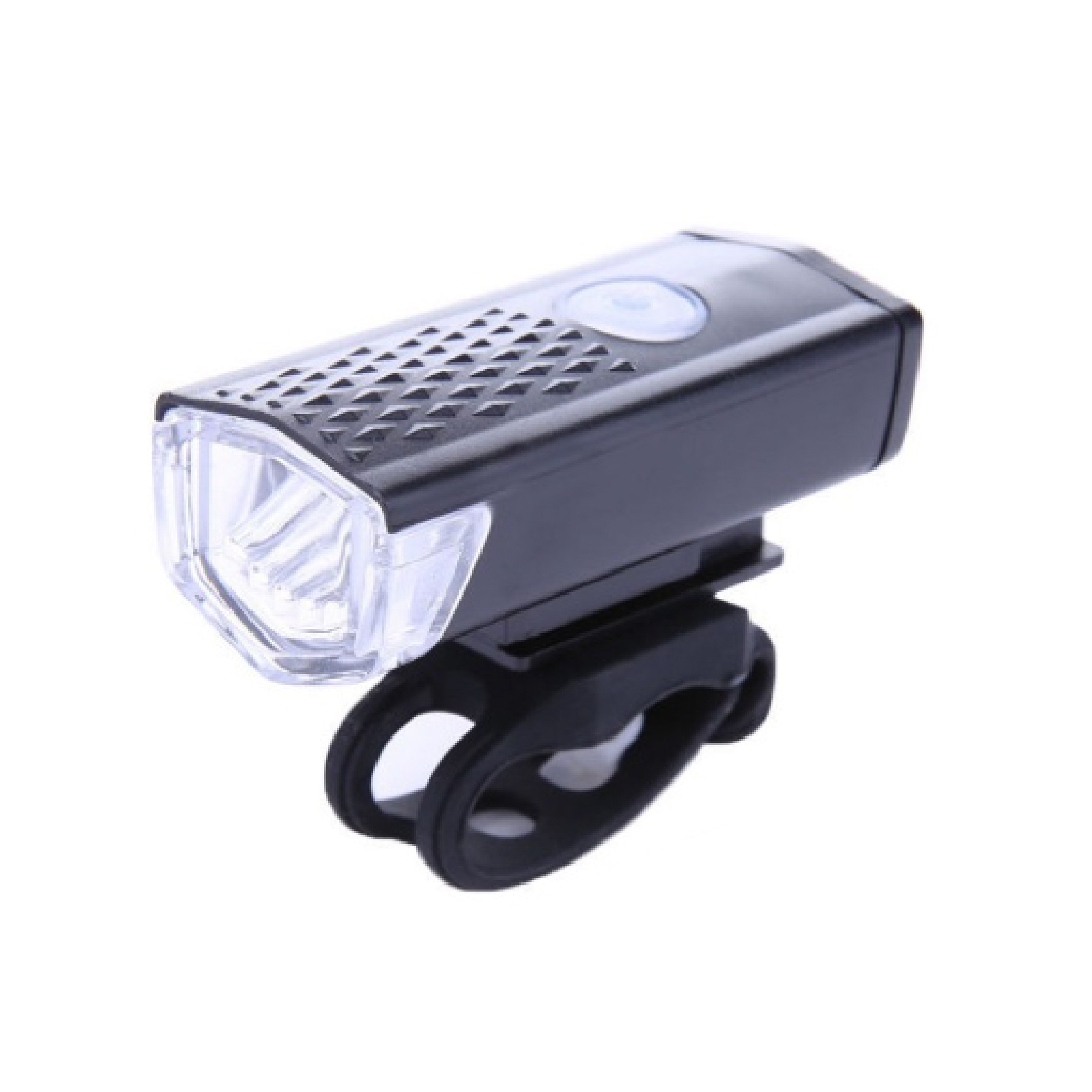 도미노스토리 충전식 자전거 라이트 후레쉬 랜턴 전조등, 1개, 연블랙 4,300원