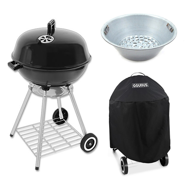 꾸버스 애플57베이직 숯통+커버 세트 숯불 훈제 그릴 바베큐 캠핑 140,000원