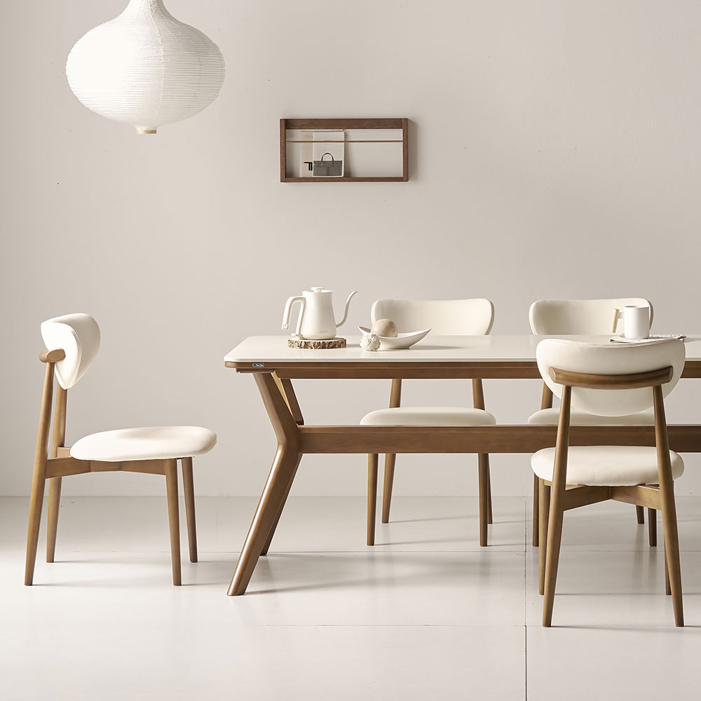 더끌림 모린 1400 포세린 세라믹 4인용 식탁+의자4 IKMR3B, 마블, 일반의자 4 951,000원