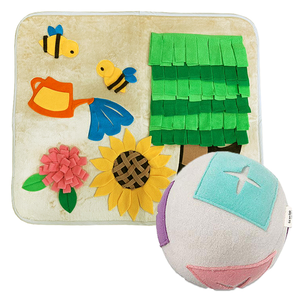 구딘 시소플레이 노즈워킹 스너플 매트 600 x 700 mm + 와이즈볼 64 x 20 cm 26,800원