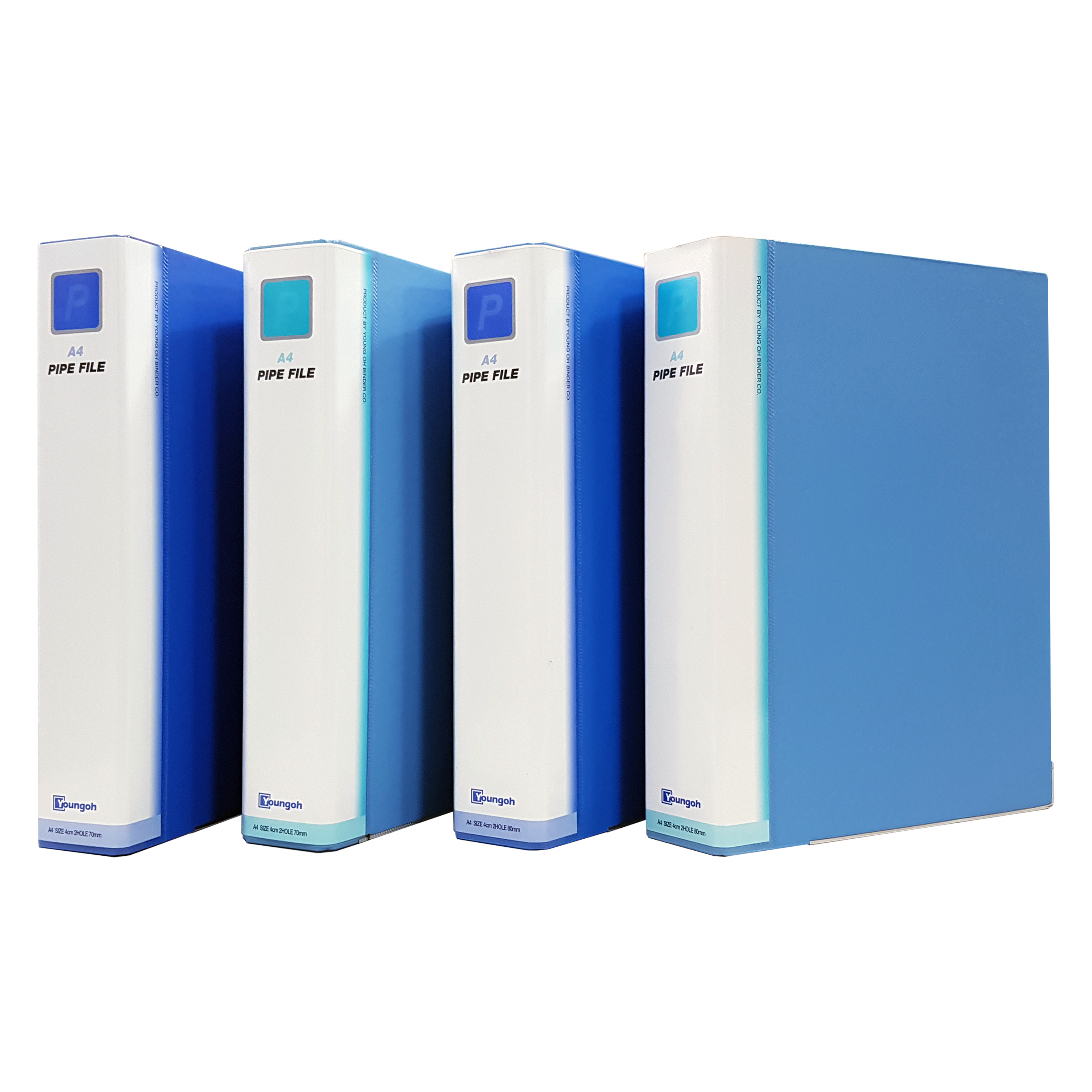 [컴포테이블] 영오 2공 파이프 합지 바인더 민자형 A4 (세로) 4cm 6cm 7cm 9cm x 홀간격 70mm 4,400원