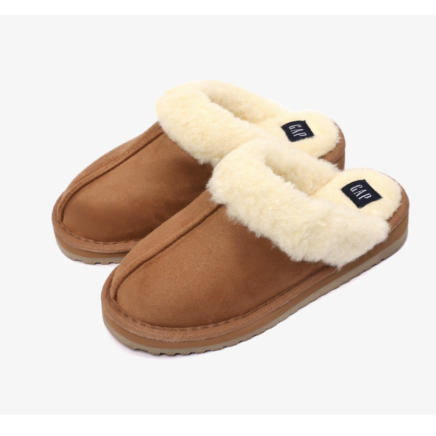 [국내매장발송]GAP 여성 슬리퍼 코지 양털 31,900원
