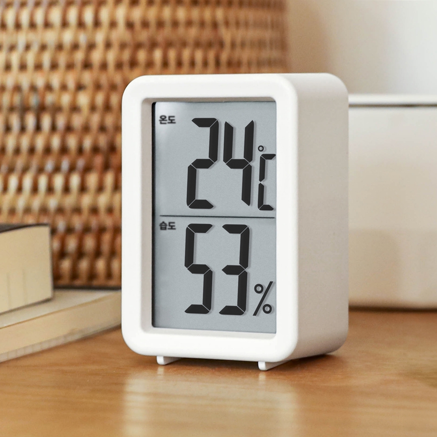 오더블유씨 타이니 디지털 온습도계 OTM1585TH, 화이트, 1개 9,900원